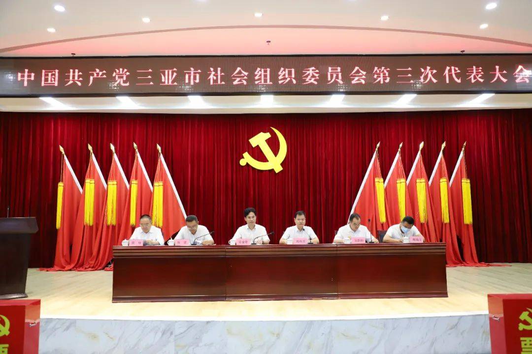 中共三亚市社会组织委员会换届选举大会顺利召开