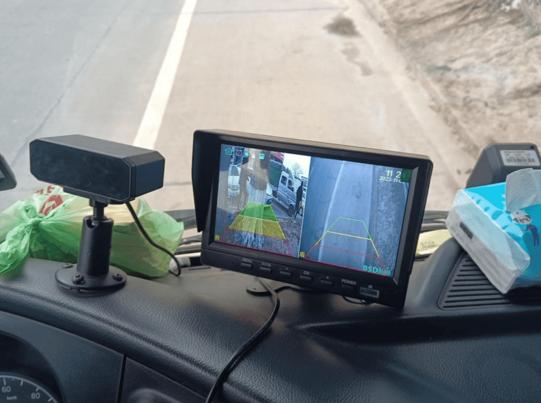 蓬江区交通局逐步向辖区货运业户推广盲区监测设备