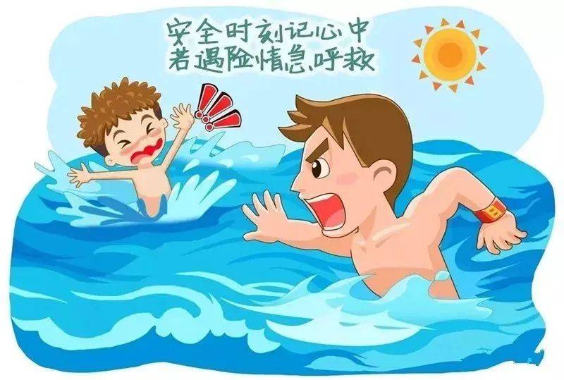 防溺水七不准卡通图片图片