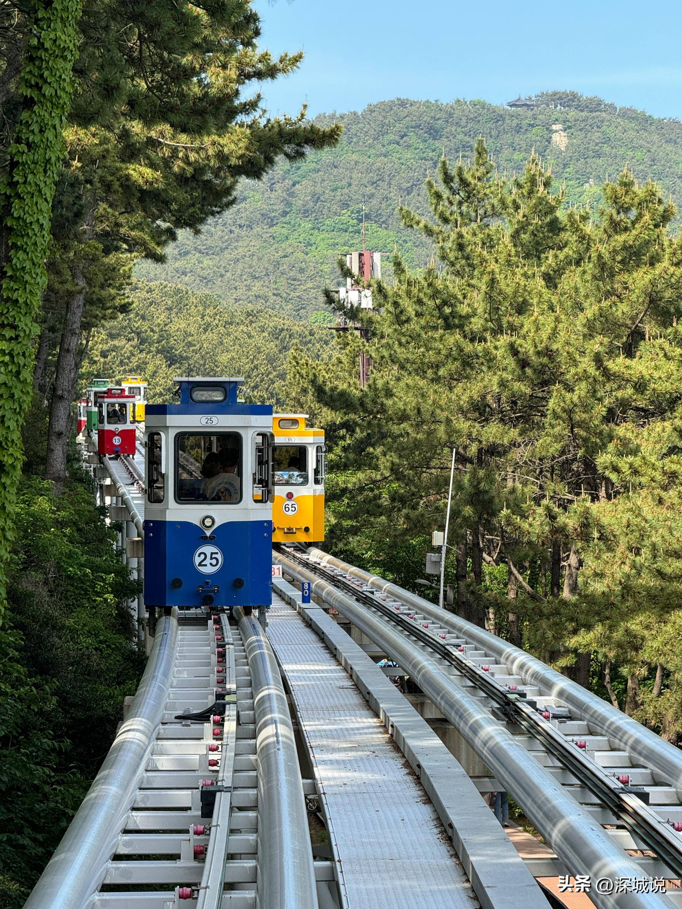 釜山海云台小火车图片