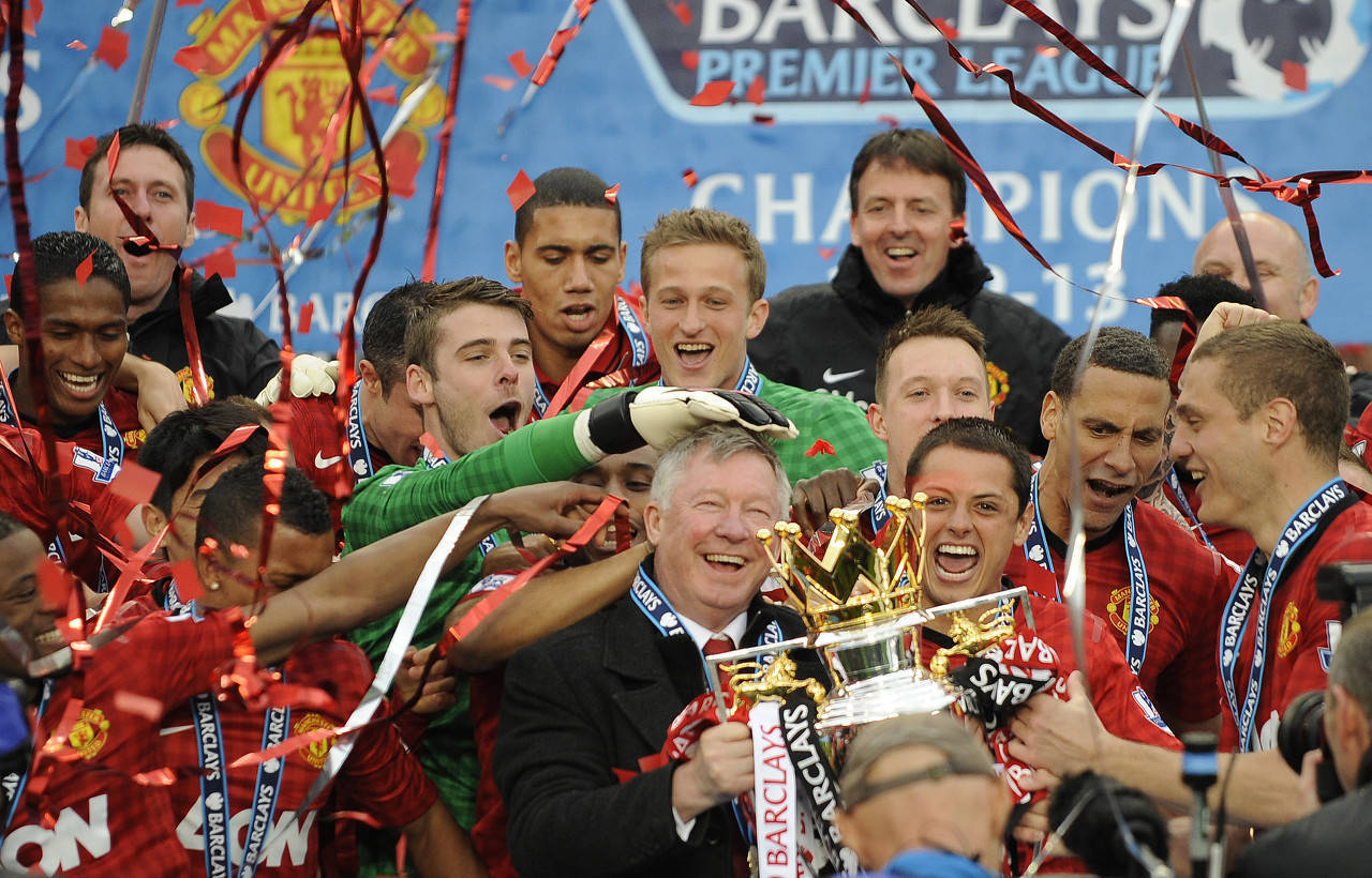 分水岭!弗格森退休至今曼联&曼城英超冠军数差距12座→5座