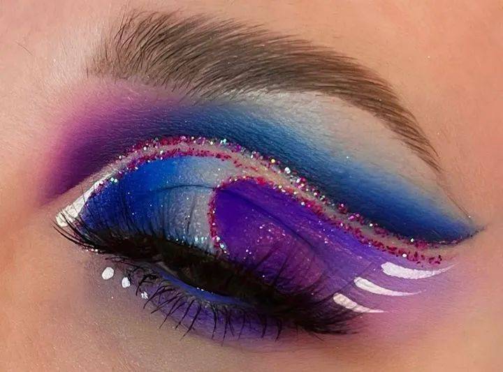 收藏|鲜艳的创意眼妆集锦