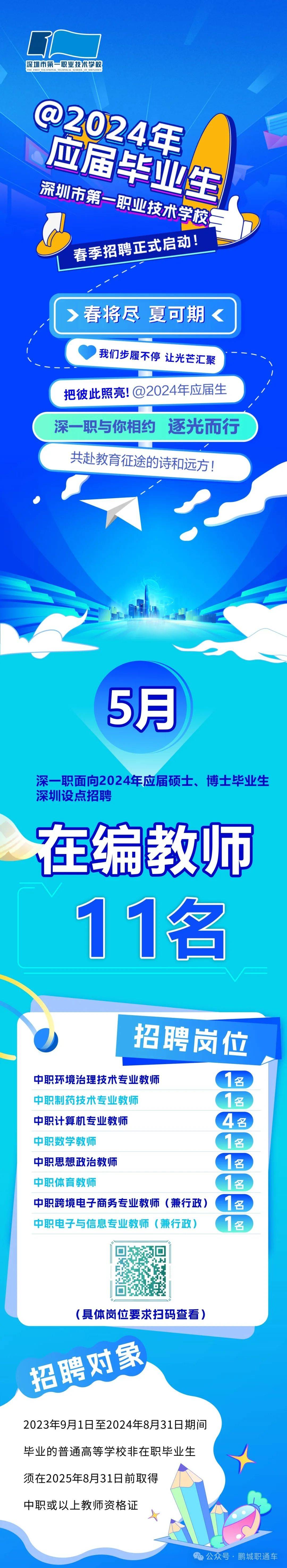 招聘丨@2024年应届毕业生,一"职"等你!