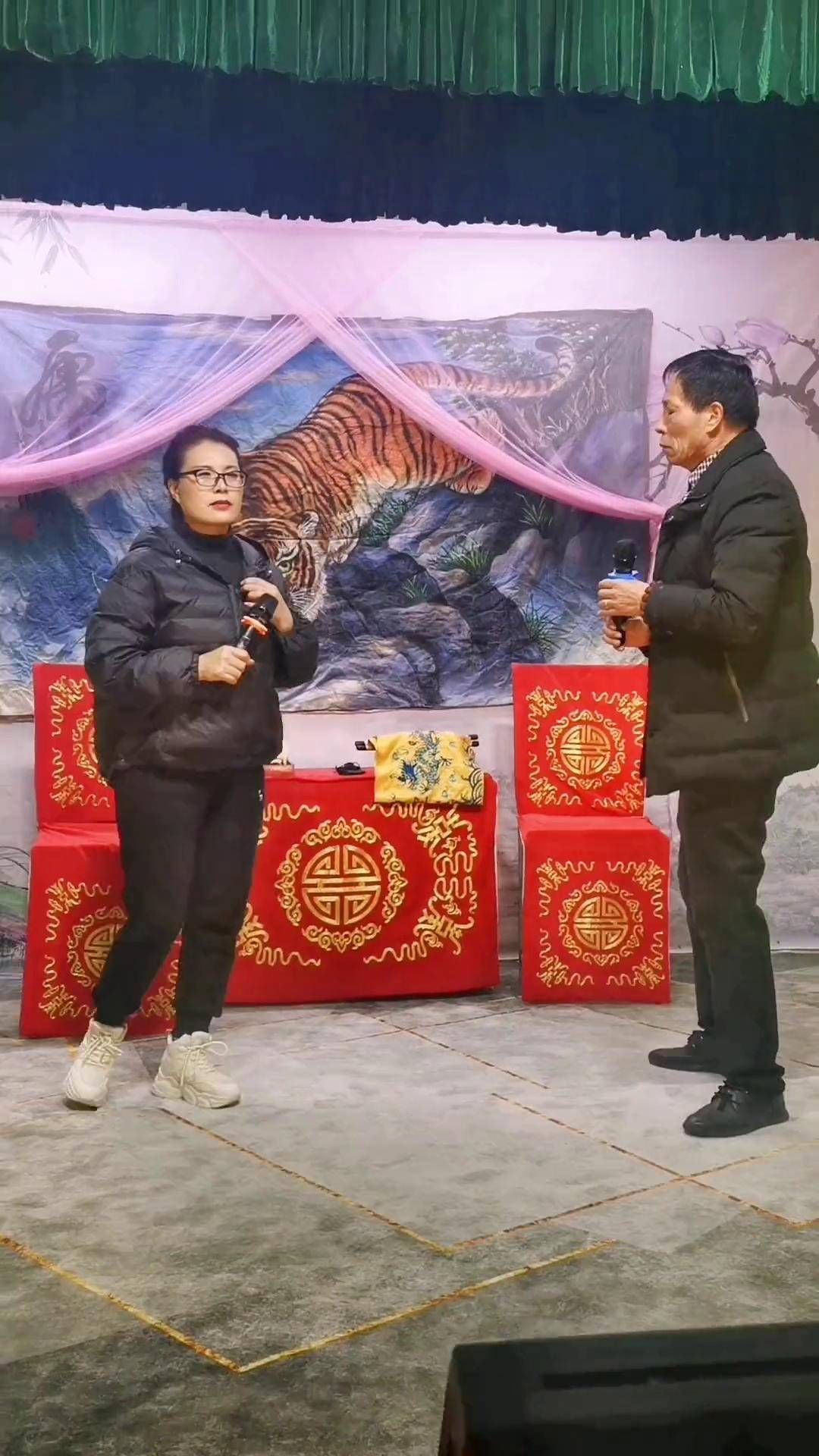 河南曲剧《生死牌》选段,dou 小助手 精彩片段 现场实拍 真人真唱