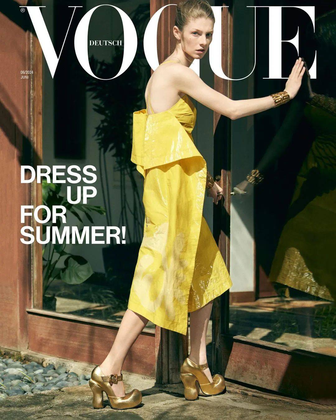 直接封神,hunter schafer 登上意大利《vogue》封面了!