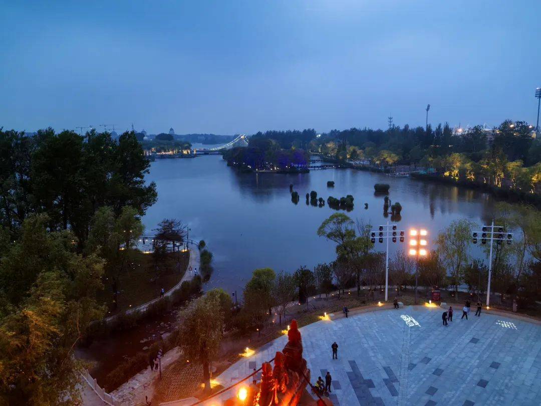 延庆东湖公园亮了!靓了!