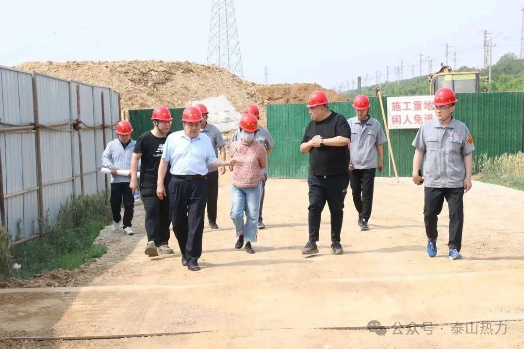 公司领导带队检查莱热入泰重点项目建设