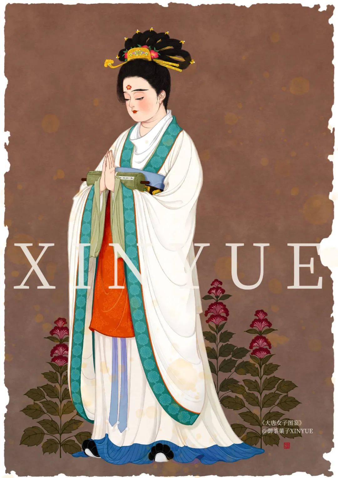 图 | 晚唐女官游乐大唐女子在盛世的光辉下,大胆出游,悠然骑马.