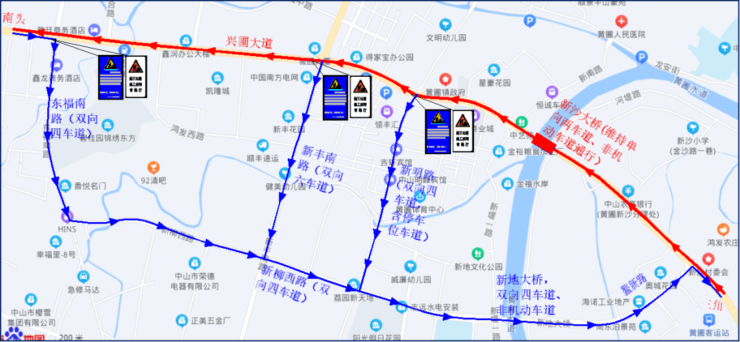 暂定一个月!三角快线这一引桥路段封闭施工