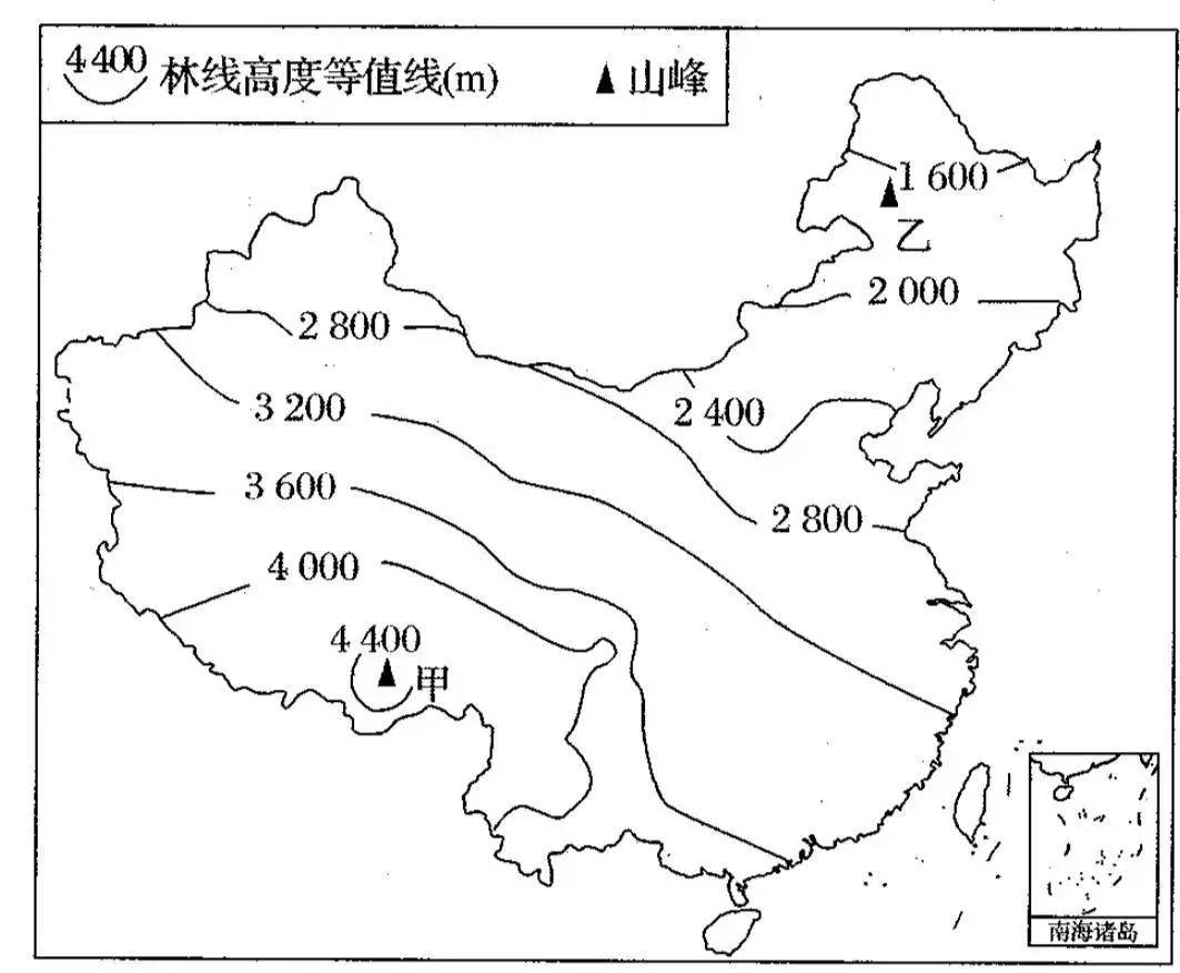 中国地图板块简笔画图片