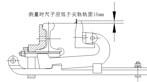 (2)整治方法:调整道岔锁闭杆.