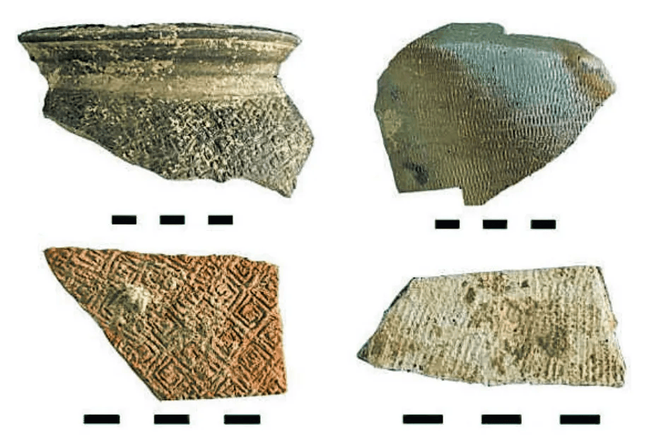 偃师商城遗址出土印纹硬陶和原始瓷的科技分析_样品_实验_研究