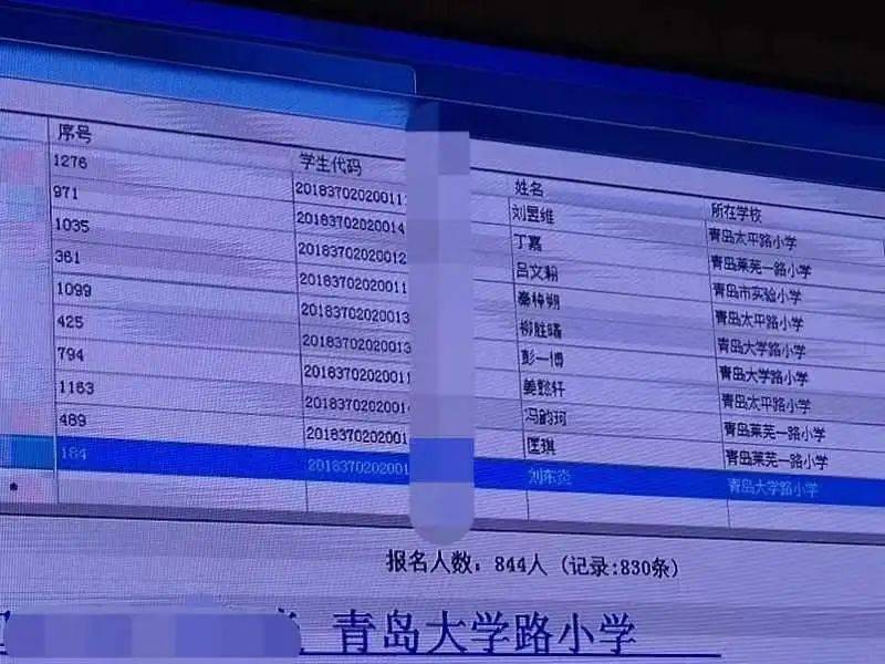 青岛39中具体名单以学校发布为准青岛26中一起来看哪些小伙伴"中奖"