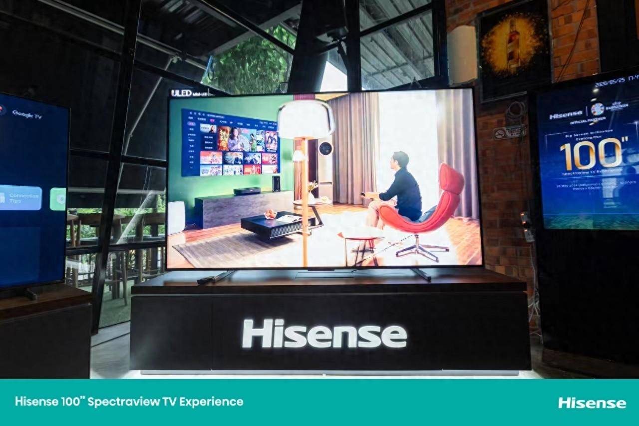 马来西亚迎100英寸电视"头牌"打样 渠道商体验给出满分_海信_画质