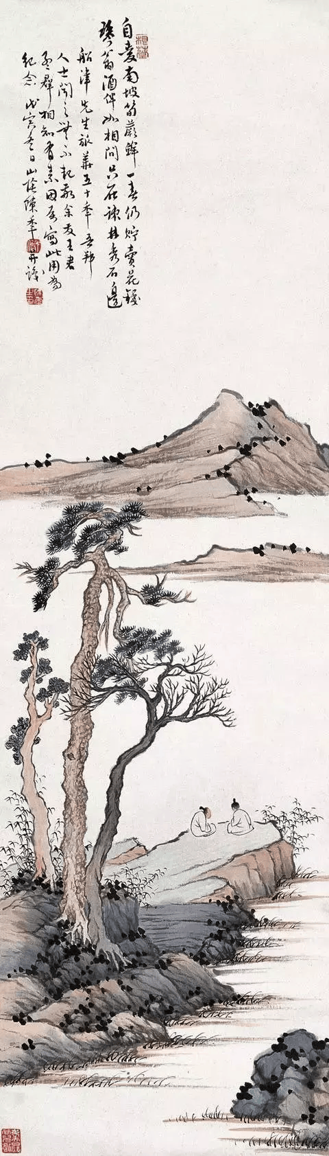 润笔高于齐白石的山水画家——陈半丁