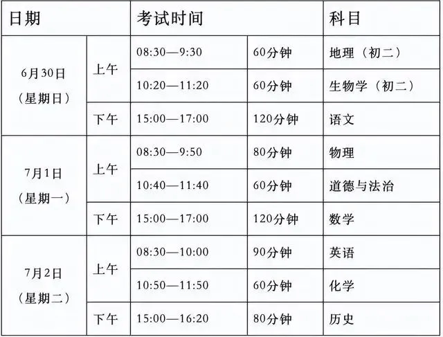 教育部发文回应!(附2024年各地中考时间!)_考试_统一_科目