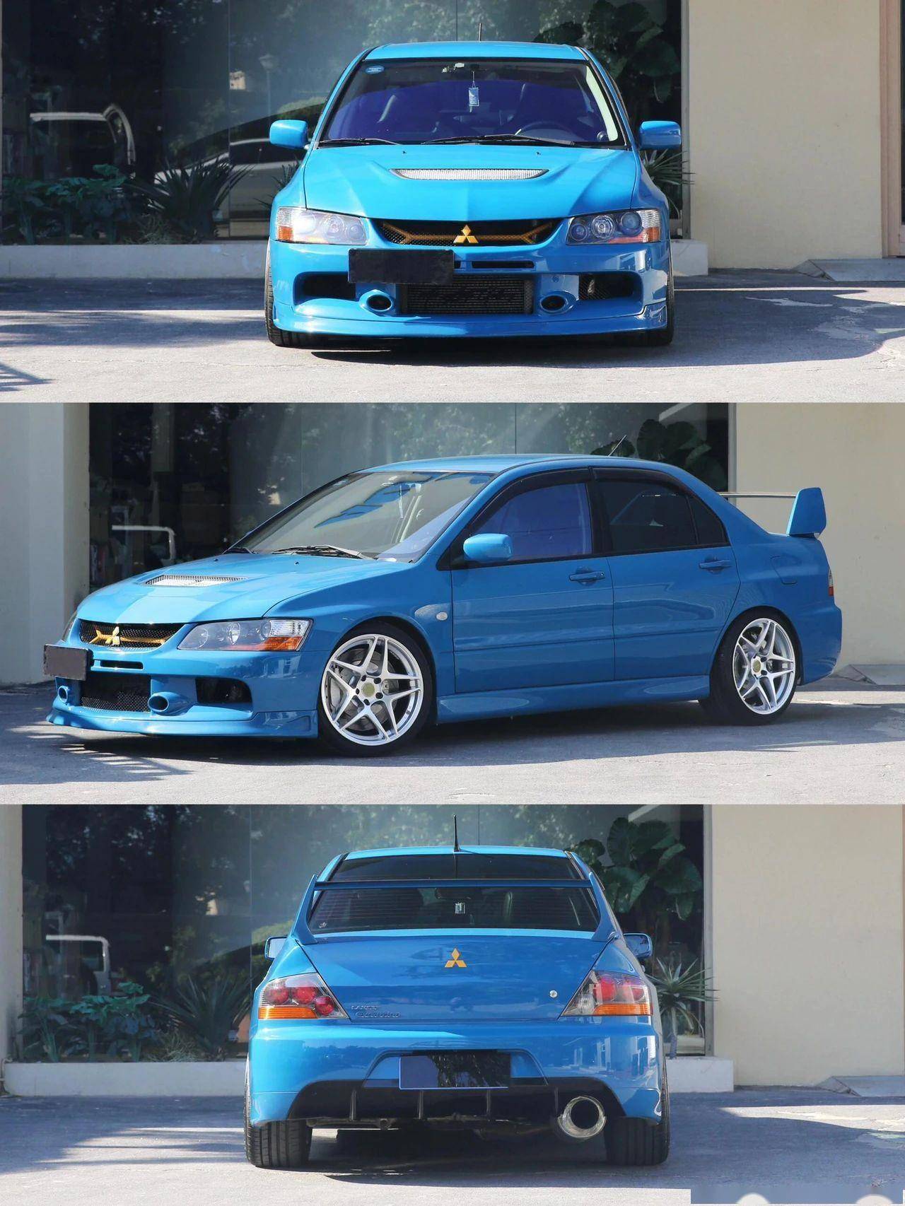 轻改三菱evo9,现在看依旧很香