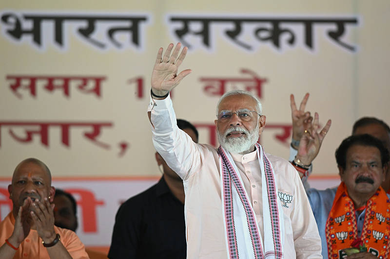 最新！73岁莫迪宣布在印度大选中获胜 已担任10年总理