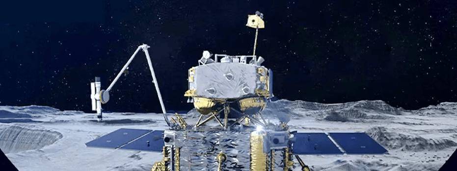 是嫦娥六号在月球 这两天最牛的事 升国旗 发微博 挖汉字