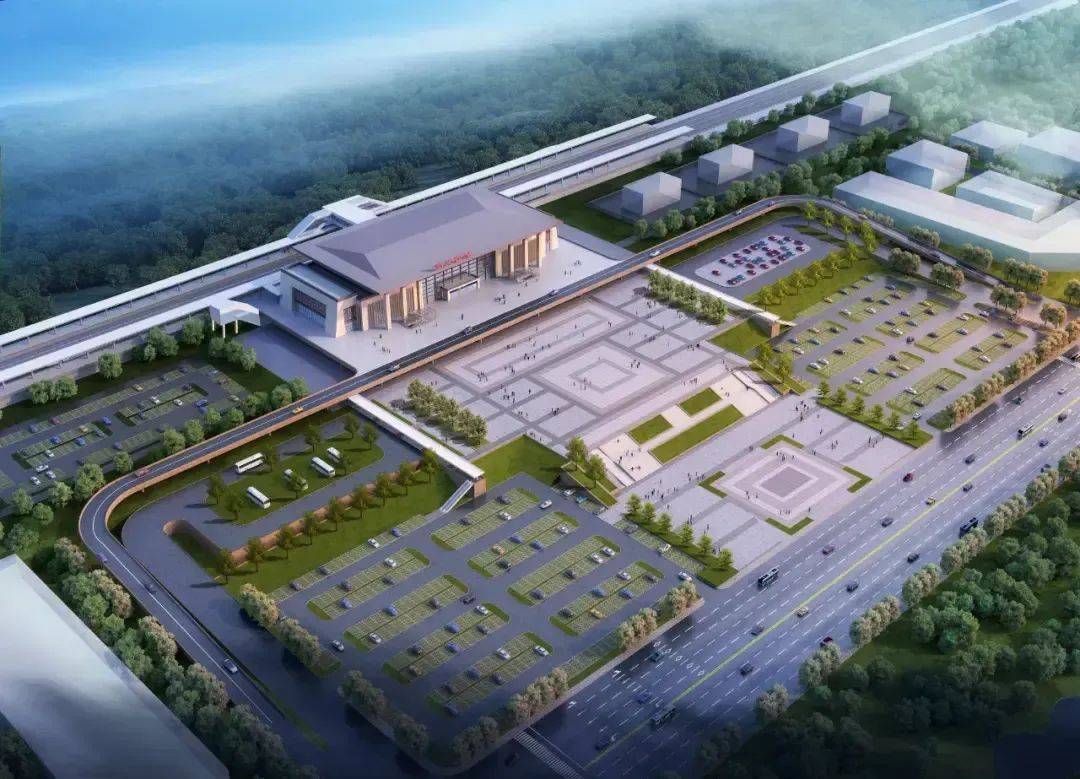 途经五河这条高铁新建站房亮相!效果图抢鲜看!