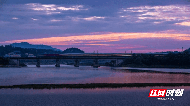 视频|娄底华胜湿地:夏日晨曦美如画