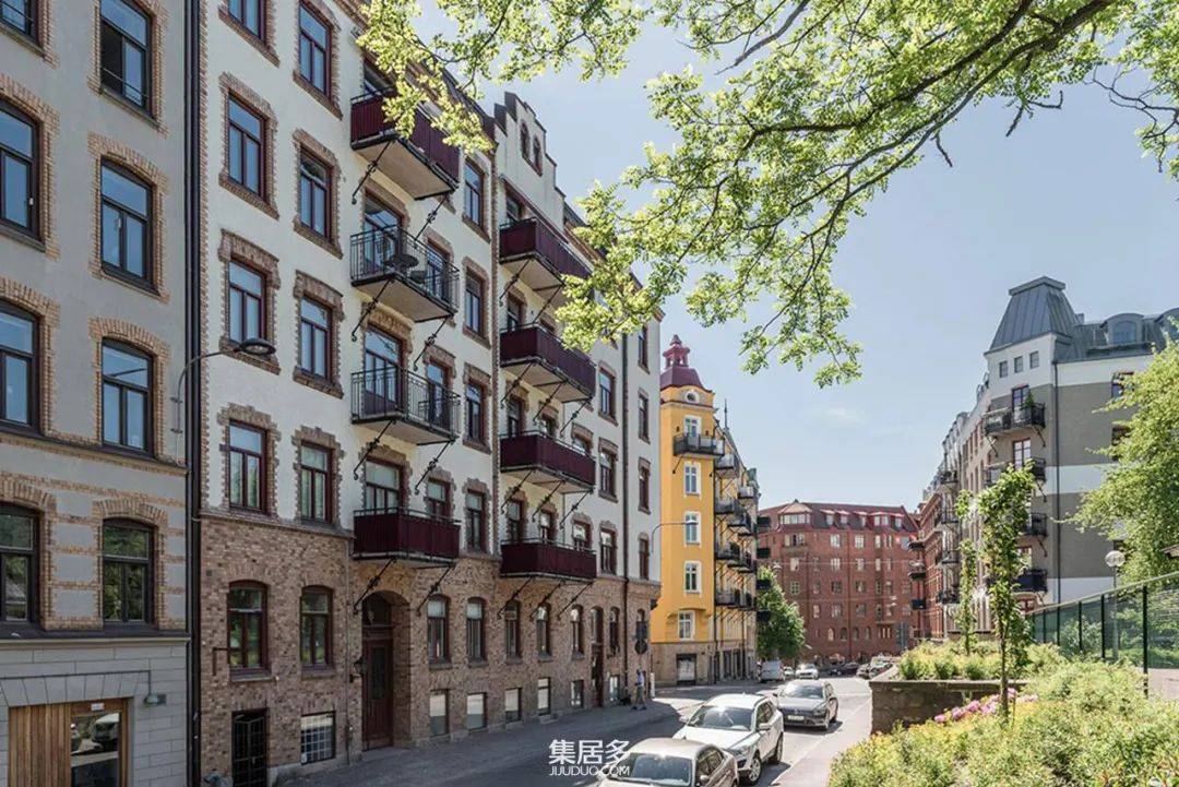 哥德堡白色美学公寓:舒适与经典的完美融合