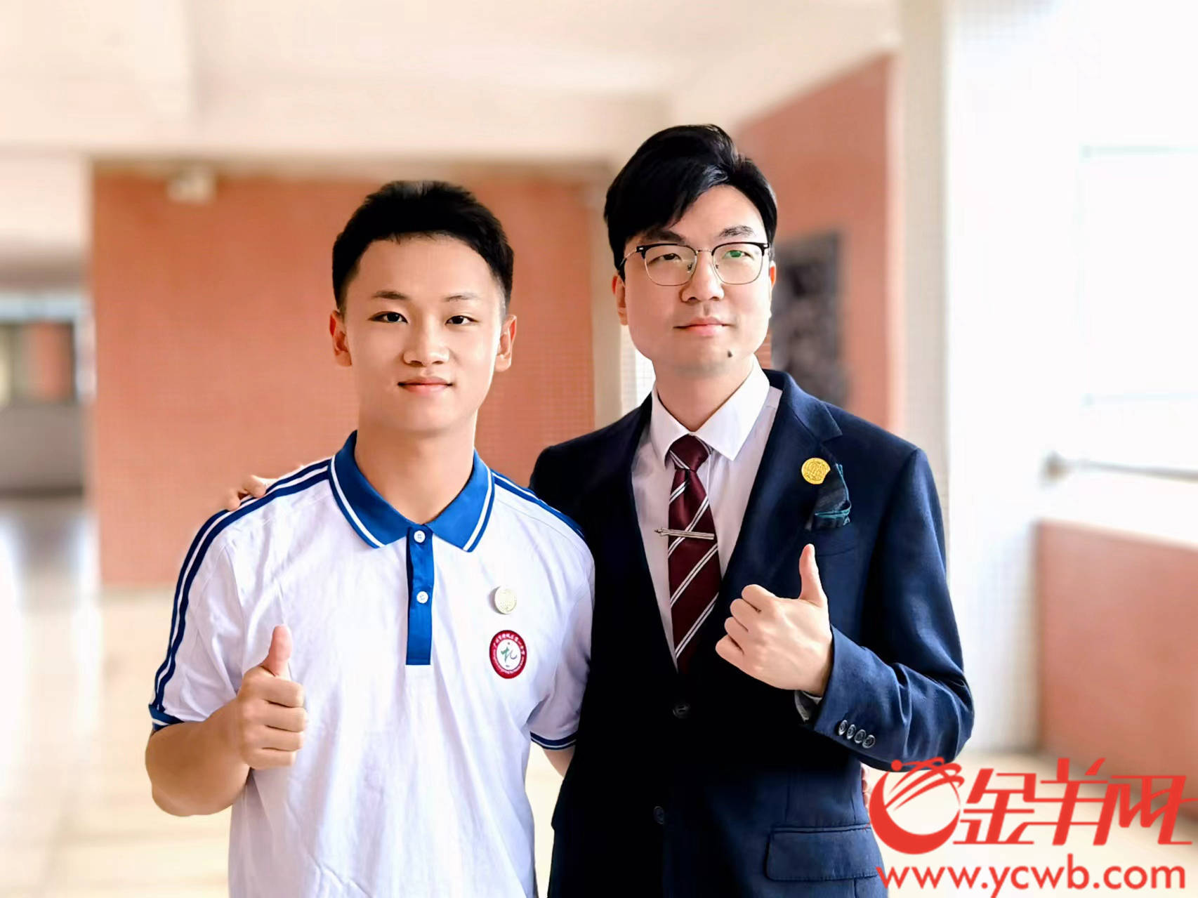 增城学子廖俊越带着世界纪录认证证书返穗_叶佳希_第一中学_师父