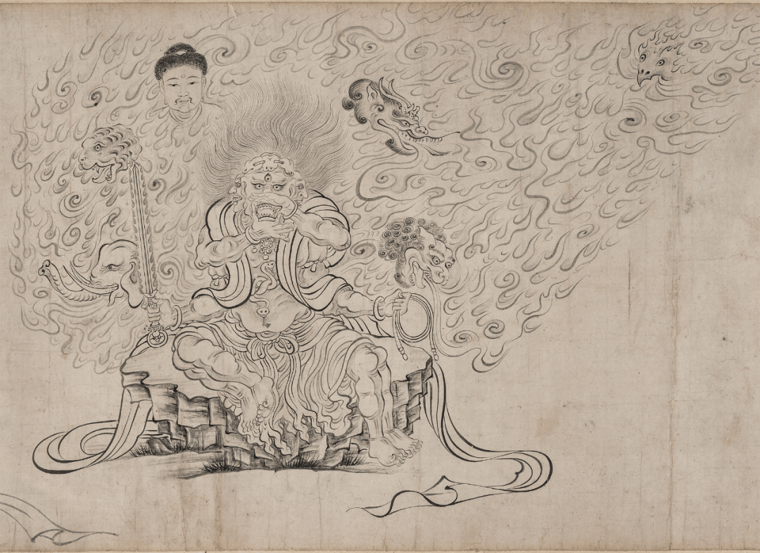 吴道子:送子天王图