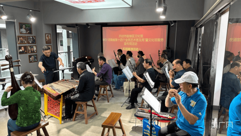 开封市鼓楼区开展"河南省第十四个全民艺术普及周"宣传活动