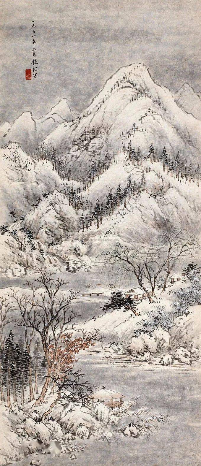 他是启功的老师,山水画堪称一流!