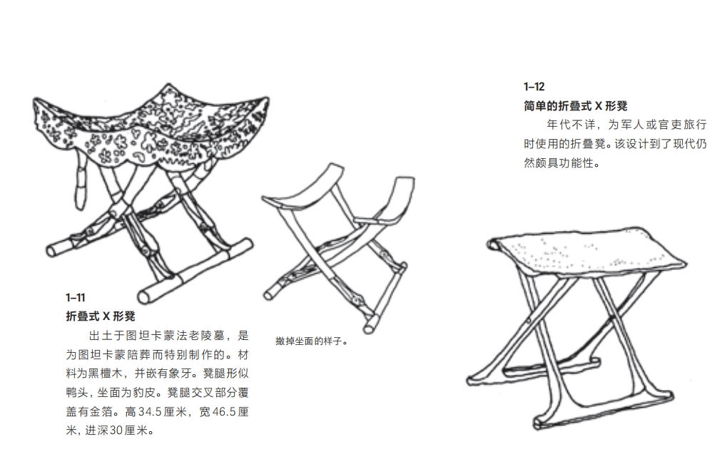穿越千年的名椅传奇:《名椅图典》揭示古埃及椅子的神秘面纱