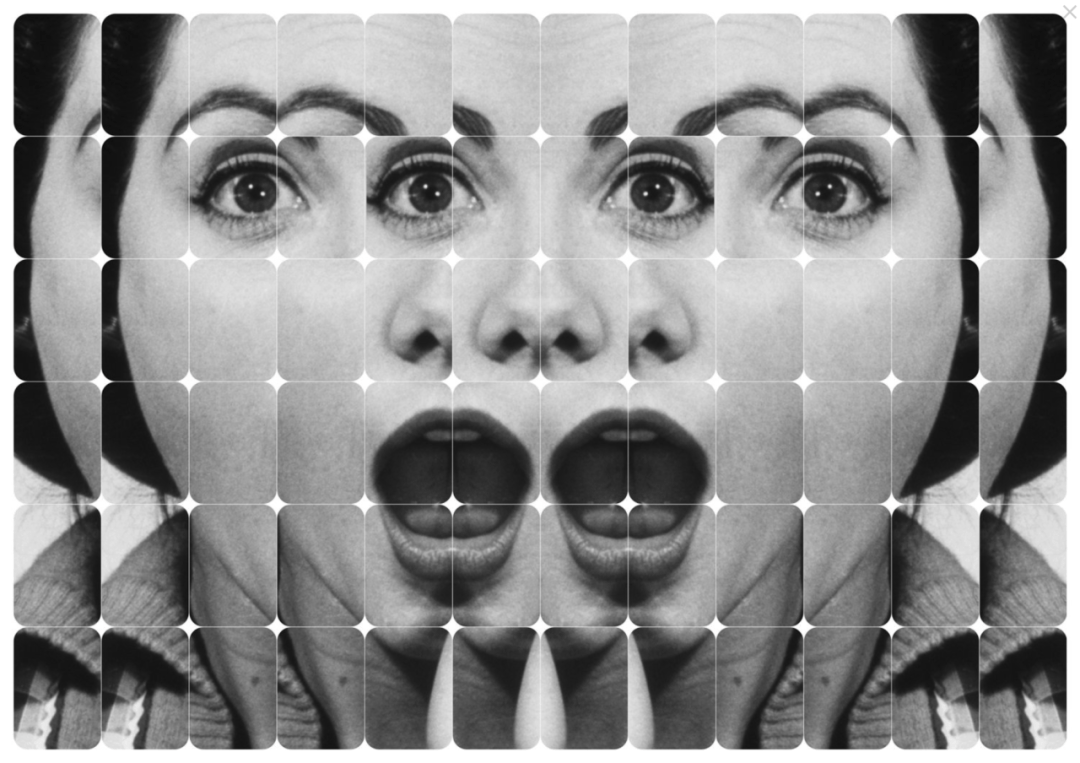 poker face 是一款摄影拼图游戏,将一幅肖像分割到 72 张扑克牌上.