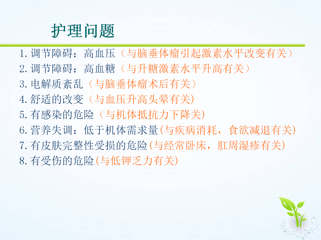 【ppt】垂体瘤患者的护理查房