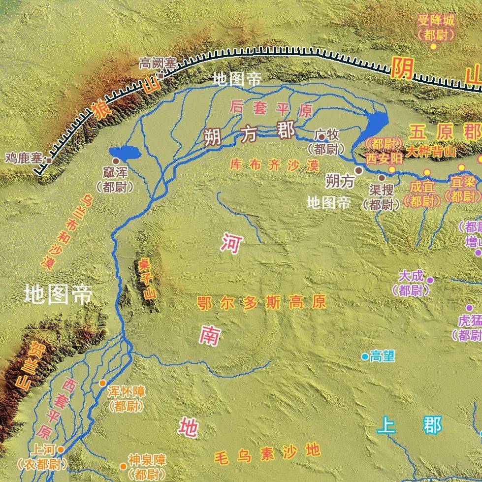 蒙古肯特山地图图片