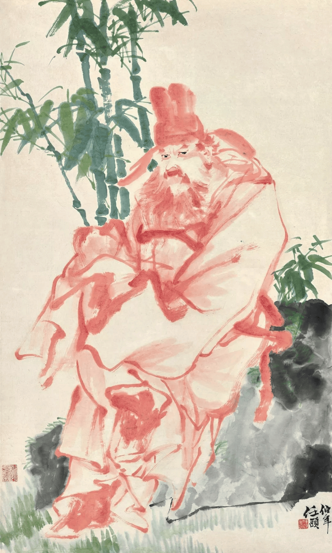 任伯年画人物:线条无人超越(附任伯年人物画高清合集)_绘画_作品_艺术