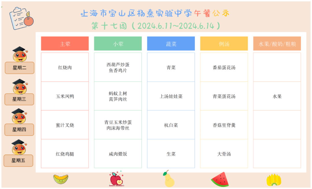 学生午餐套餐菜谱大全图片