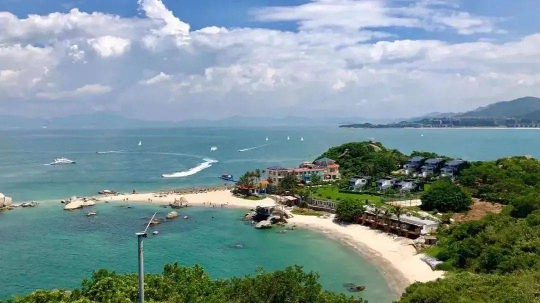 【游艇观光】￥318元抢惠州巽寮湾海公园鸿景度假酒店一线沙滩豪华