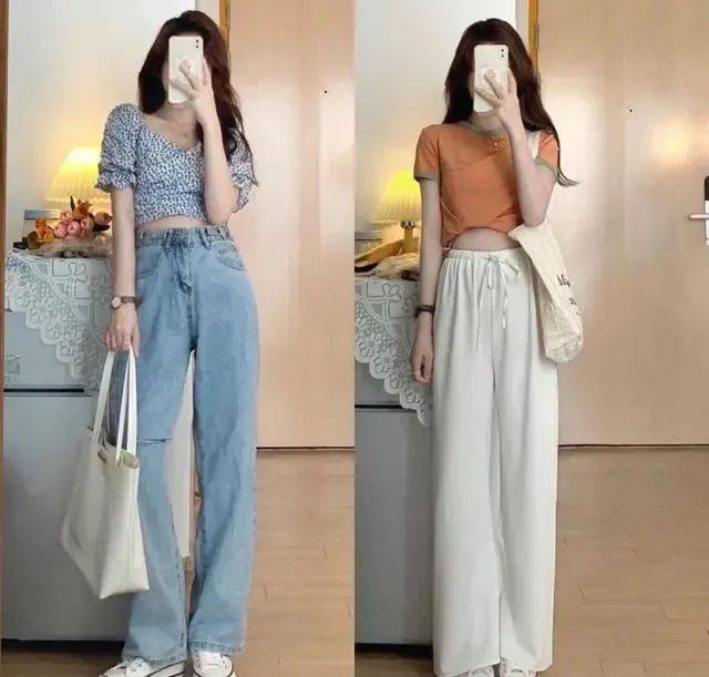 150cm小个子女生穿搭分享,1个思路和4个公式,显高显瘦很实用