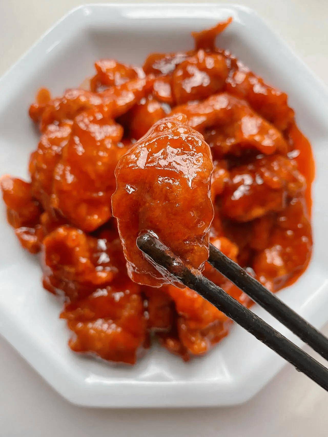 第一次做糖醋里脊,没想到如此成功.