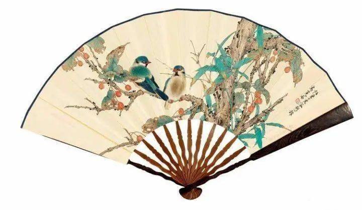一组工笔扇面,美得有些犯规了!_国画_合作_教程