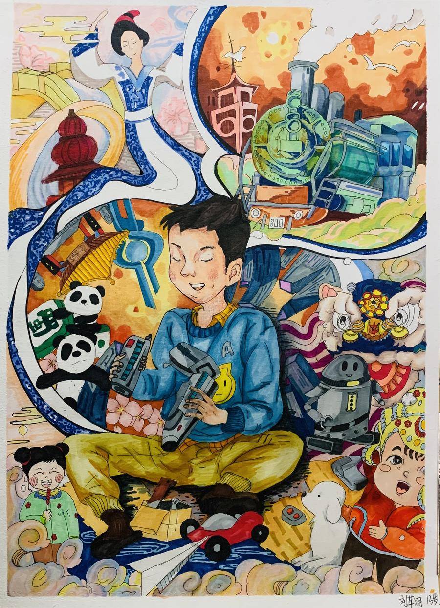 绘画作品展示