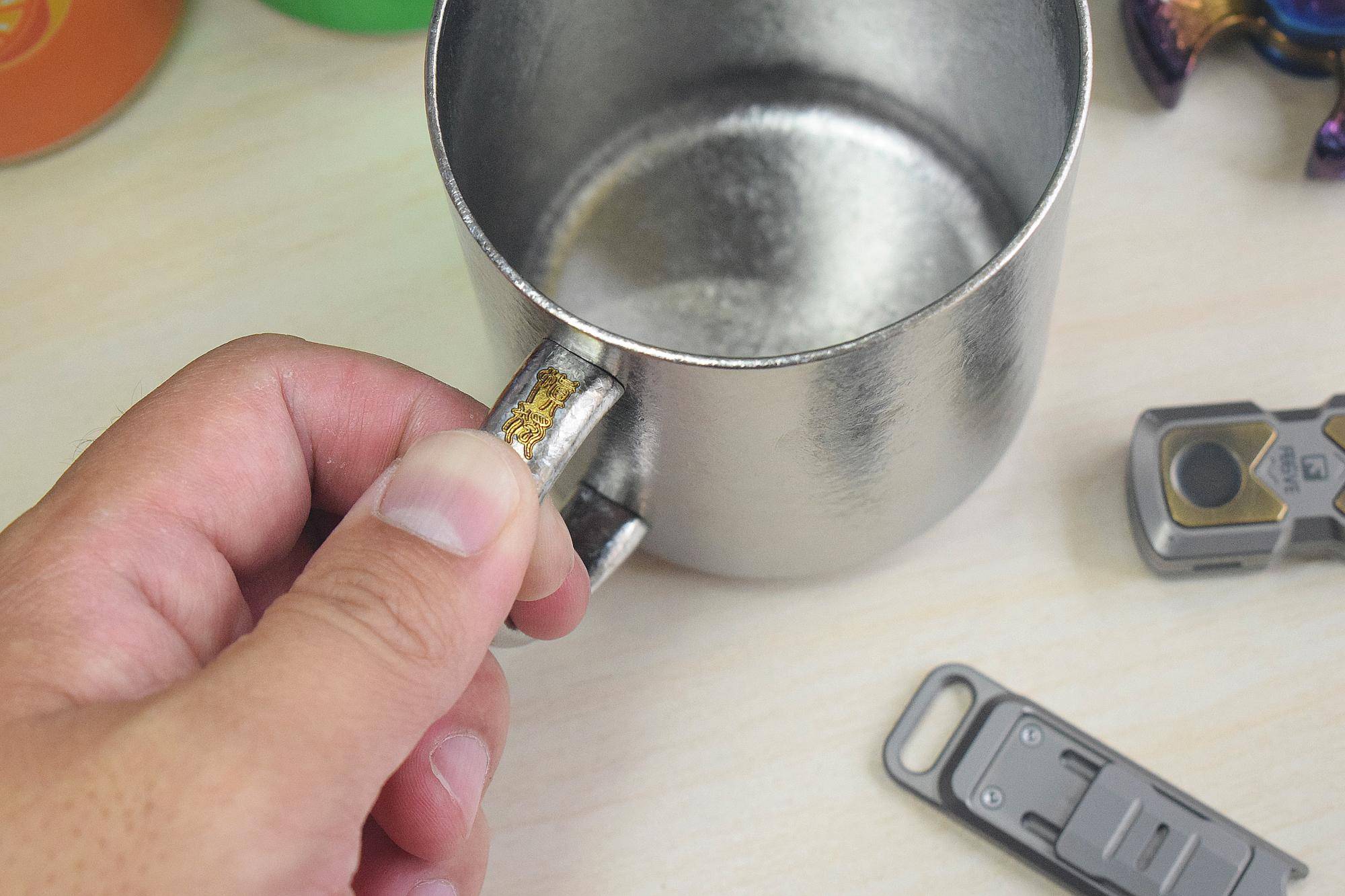 送人自用两相宜,fegve费戈冰晶纯钛凉水杯体验