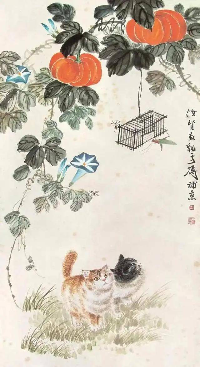 百年画坛巨匠,曹克家为何独爱画猫?