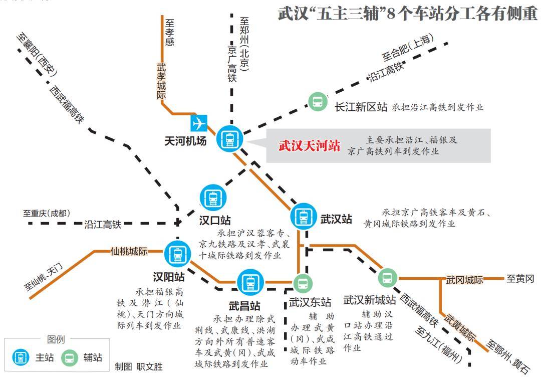 武汉铁路线路图高清图片