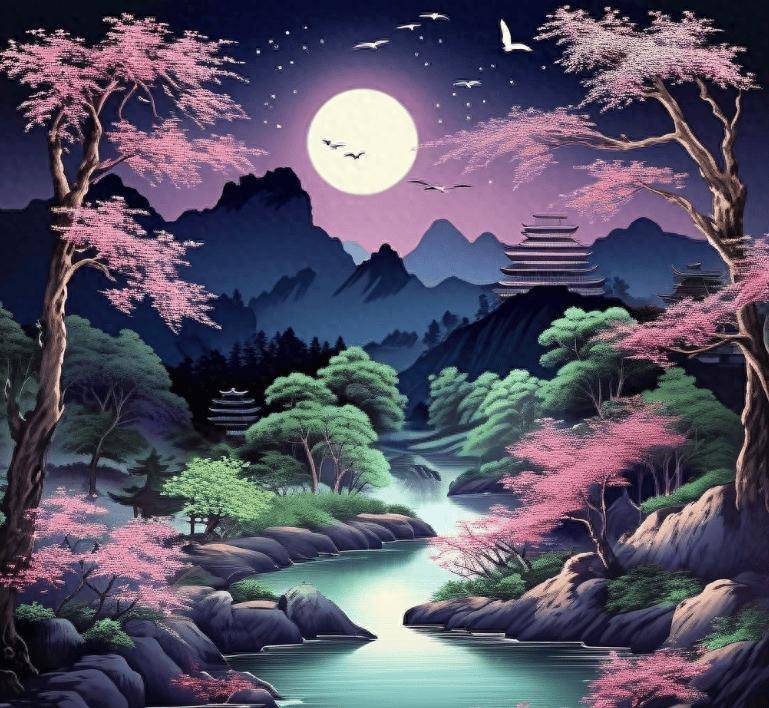 人闲桂花落,夜静春山空——王维《鸟鸣涧》赏析