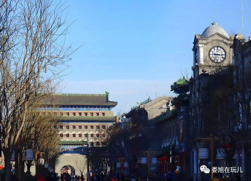 北京中轴线 之 前门大街_正阳_护城河_建筑