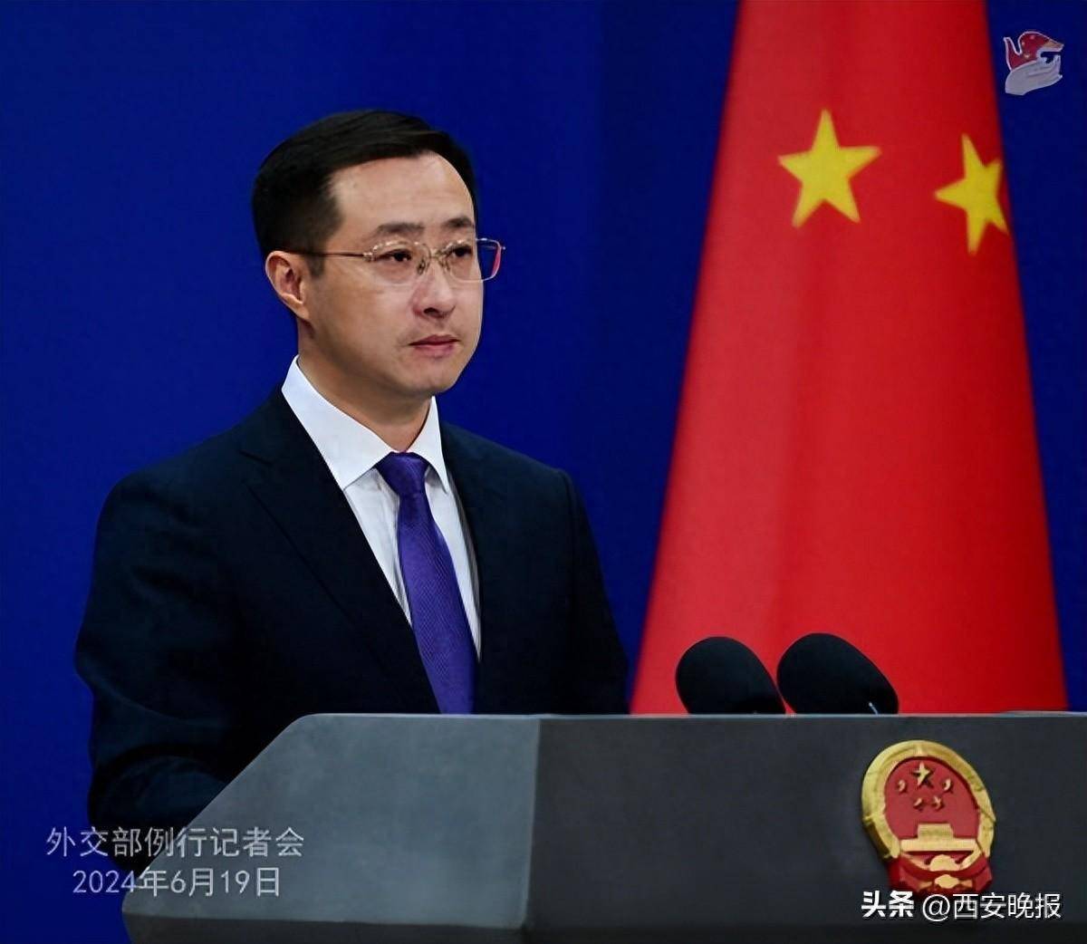 中国外交部:敦促菲方立即停止侵权挑衅行径_中方_运补_林剑
