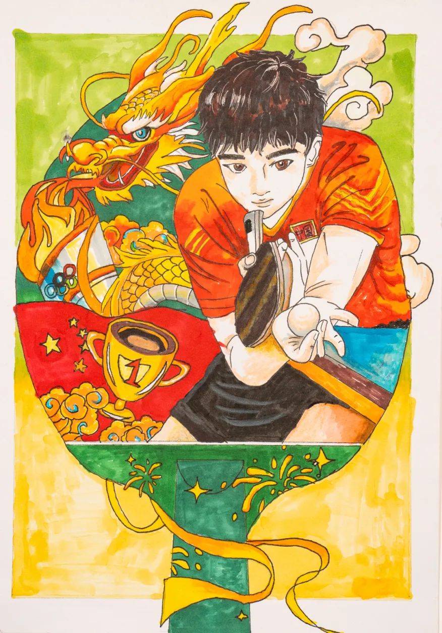 安徽省青少年体育美术,书法作品展览 | 美术作品_中学组_小学组_奥运