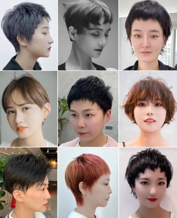 头发剪短发的女生,整个人的气质头提升不少,特别洋气减龄,发型不用的