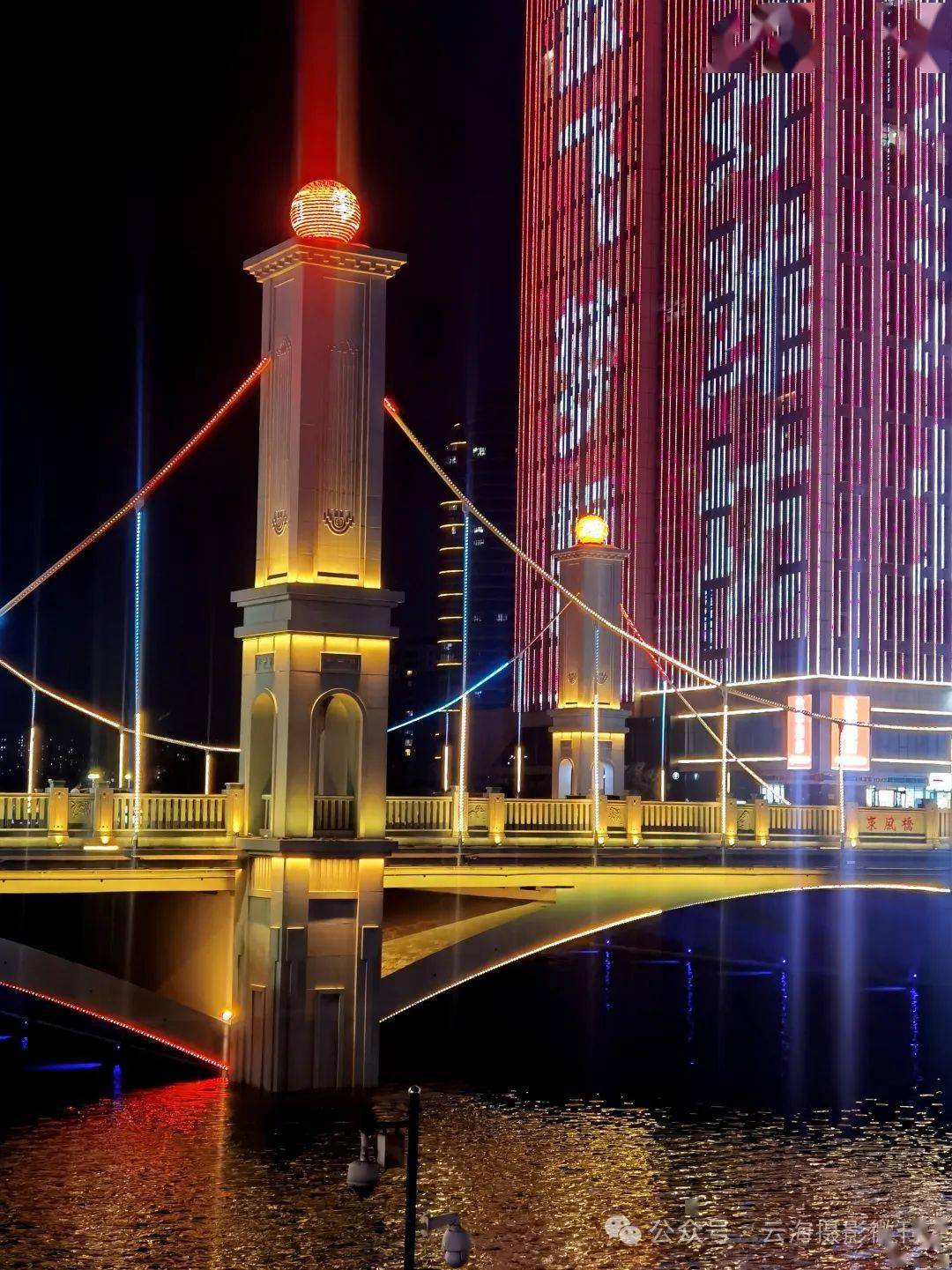 【漫行潍坊】白浪河畔小夜景